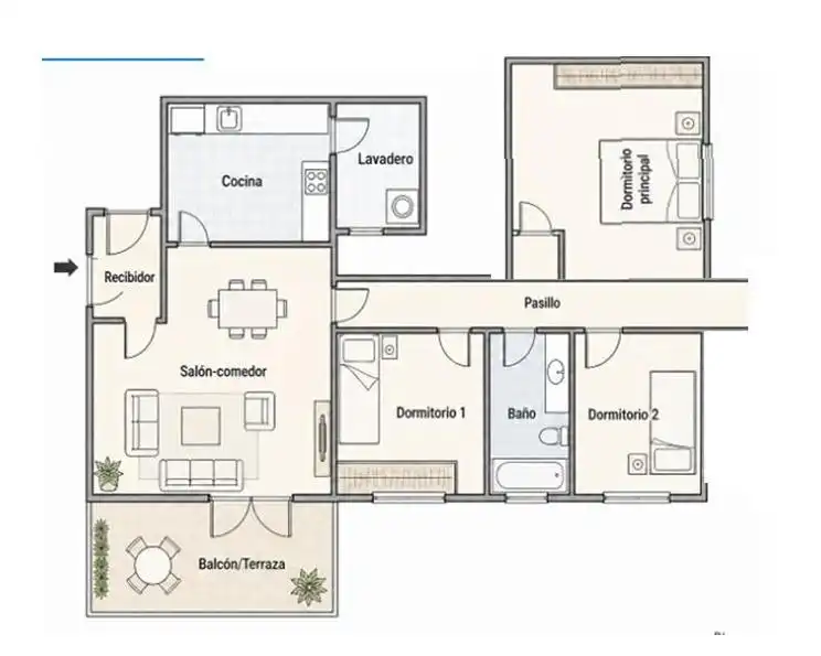 Piso en venta en El Puerto de Santa María con Piscina comunitaria