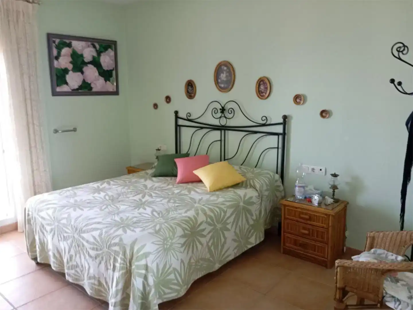Schlafzimmer von Wohnung zur Miete in Mazagón mit Klimaanlage, Privatgarten und Schwimmbad