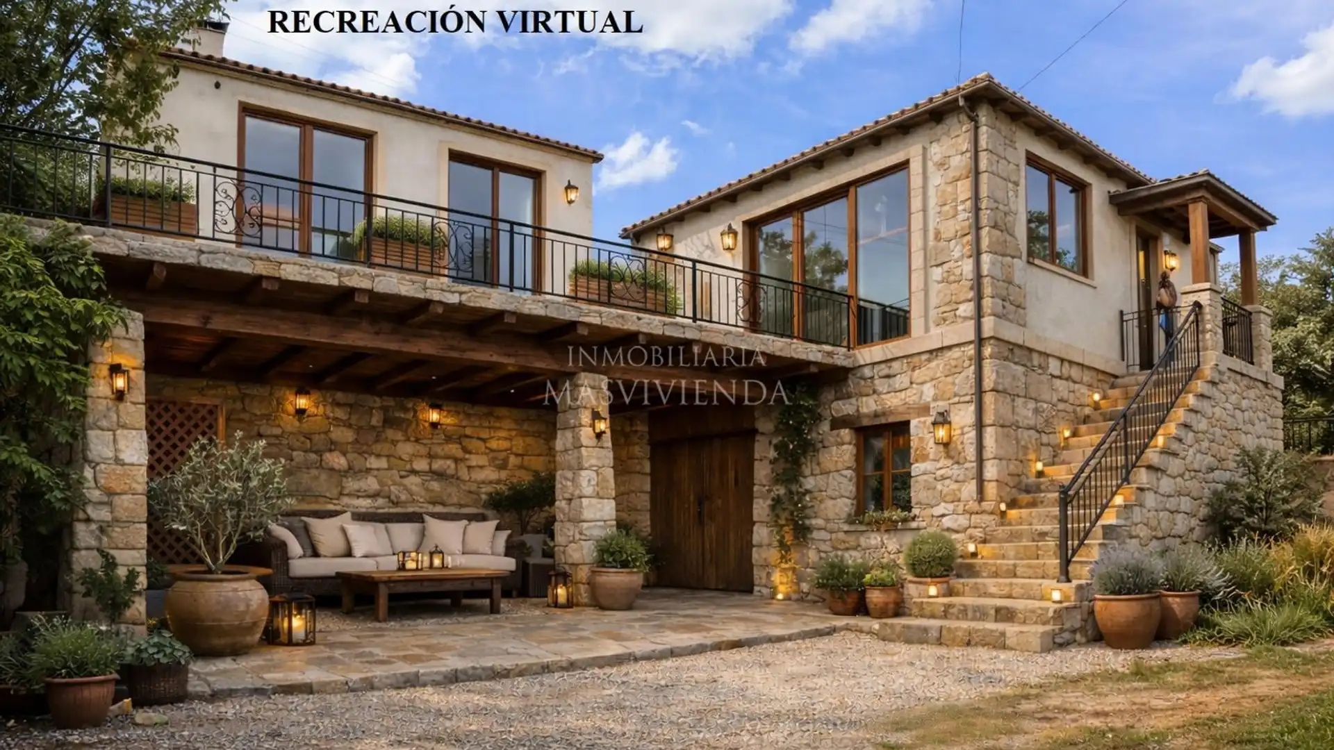 Terraza de Casa o chalet en venta en Melón con Jardín privado