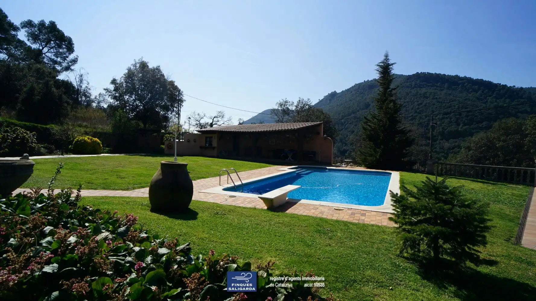Piscina de Casa o xalet en venda en Tagamanent amb Calefacció, Terrassa i Traster