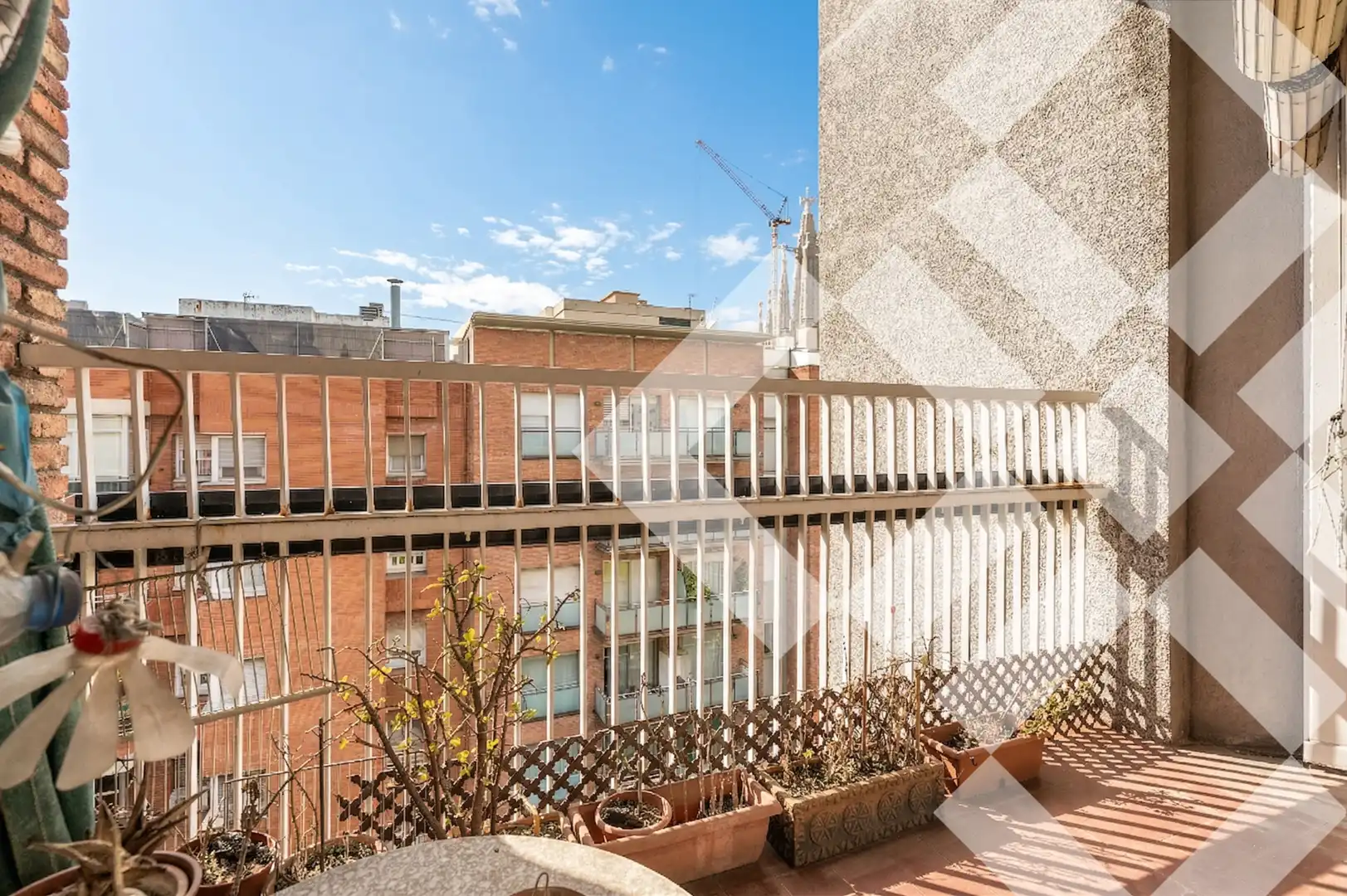 Balcony of Flat for sale in  Barcelona Capital  with Furnished, Oven and Balcony