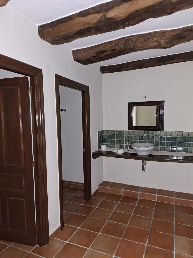 Baño de Finca rústica en venta en Soba con Calefacción, Jardín privado y Terraza