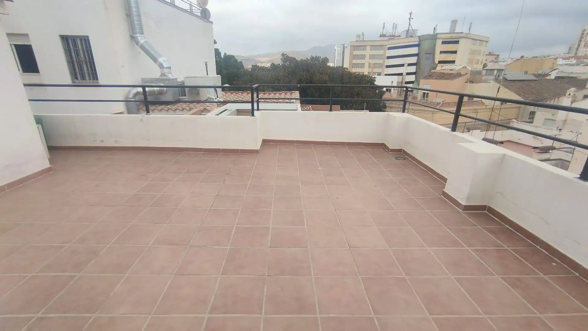 Terrace of Attic for rent in Málaga  with Air Conditioner, Heating and Terrace