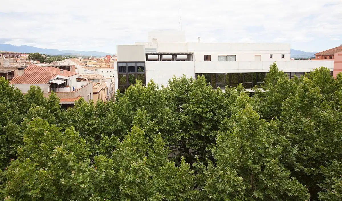 Vista exterior de Oficina de alquiler en Figueres con Terraza