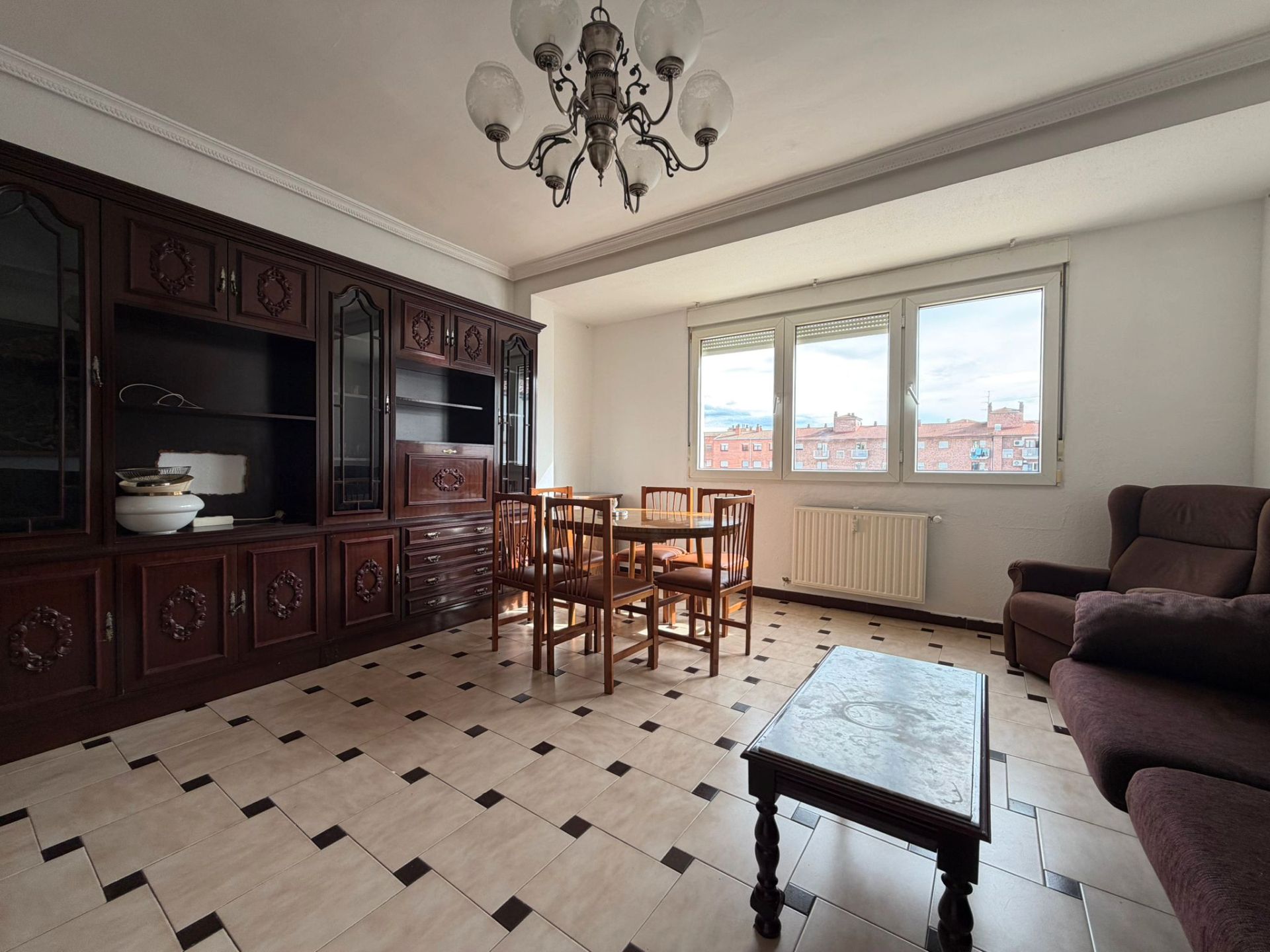 Living room of Flat for sale in Calatayud  with Heating, Furnished and Balcony