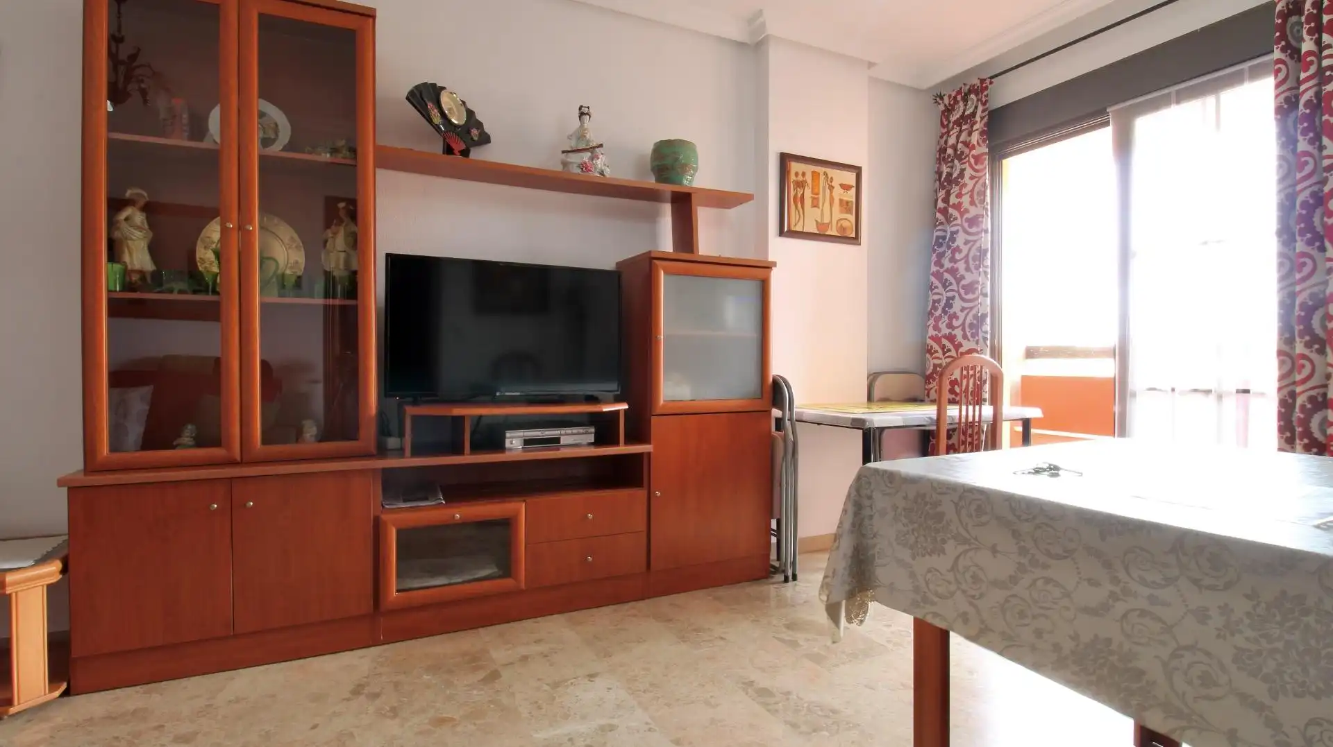 Sala de estar de Piso en venta en Roquetas de Mar con Aire acondicionado, Calefacción y Terraza