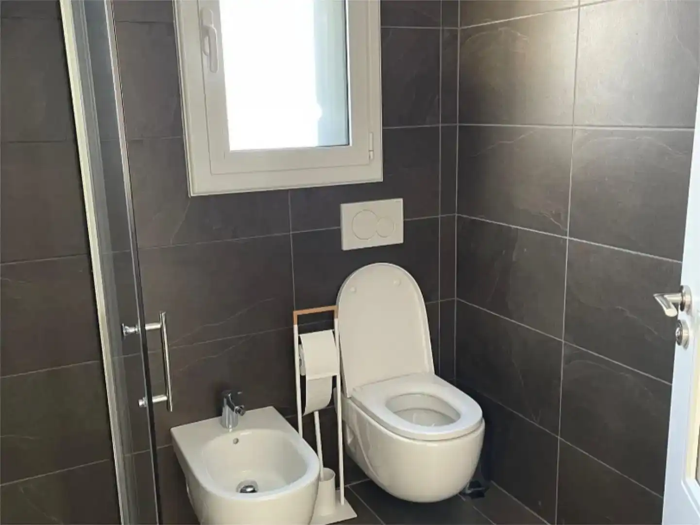 Baño de Casa o chalet de alquiler en Empuriabrava con Aire acondicionado, Jardín privado y Piscina