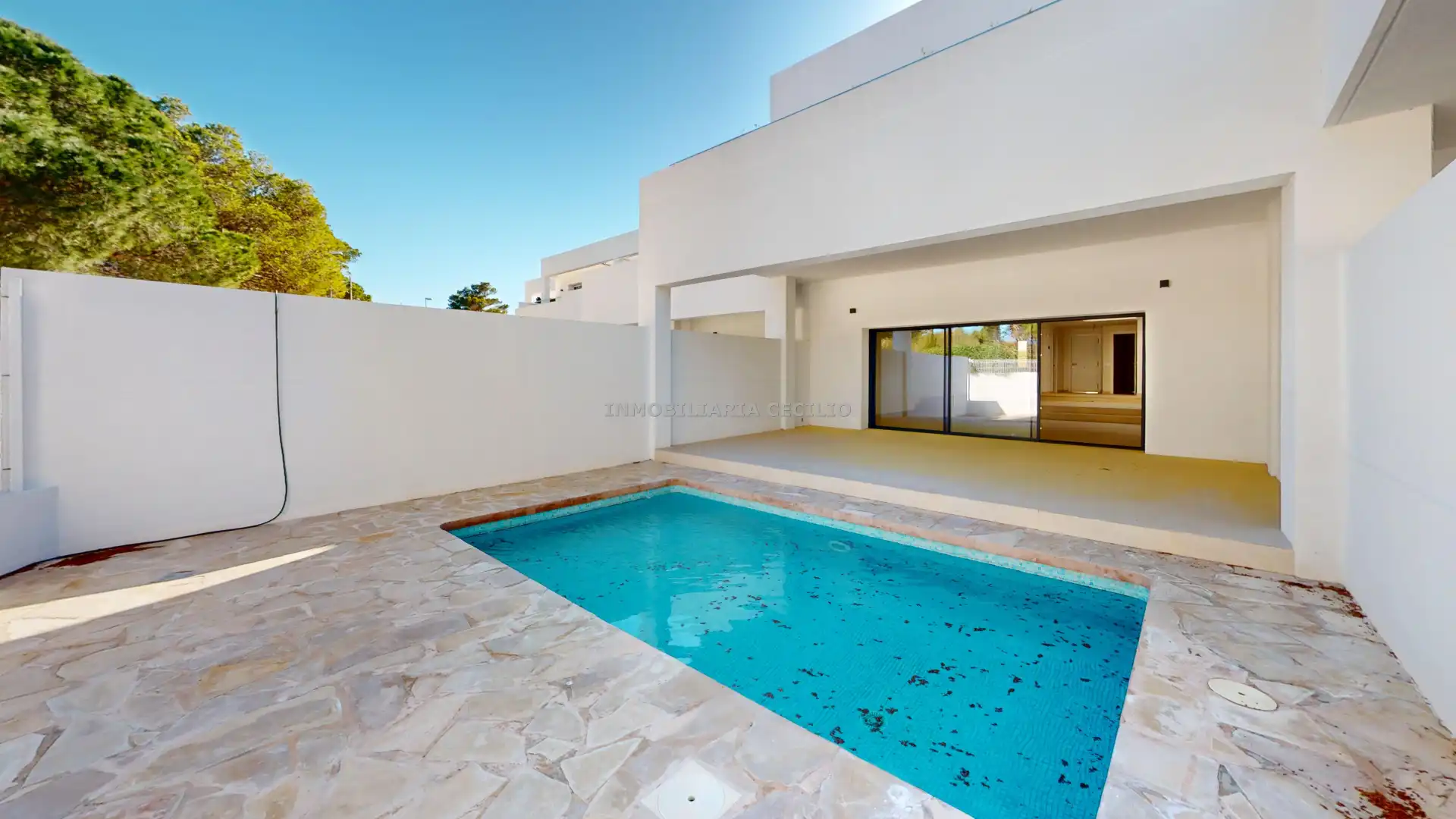 Swimming pool of Detached homes for sale in Sant Josep de sa Talaia  with Air Conditioner, Heating and Private garden