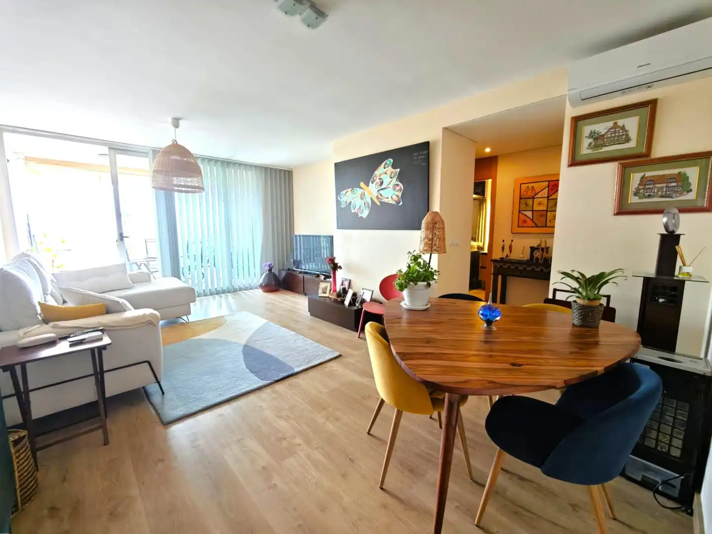 Living room of Detached homes for rent in Alicante / Alacant  with Air Conditioner, Heating and Private garden