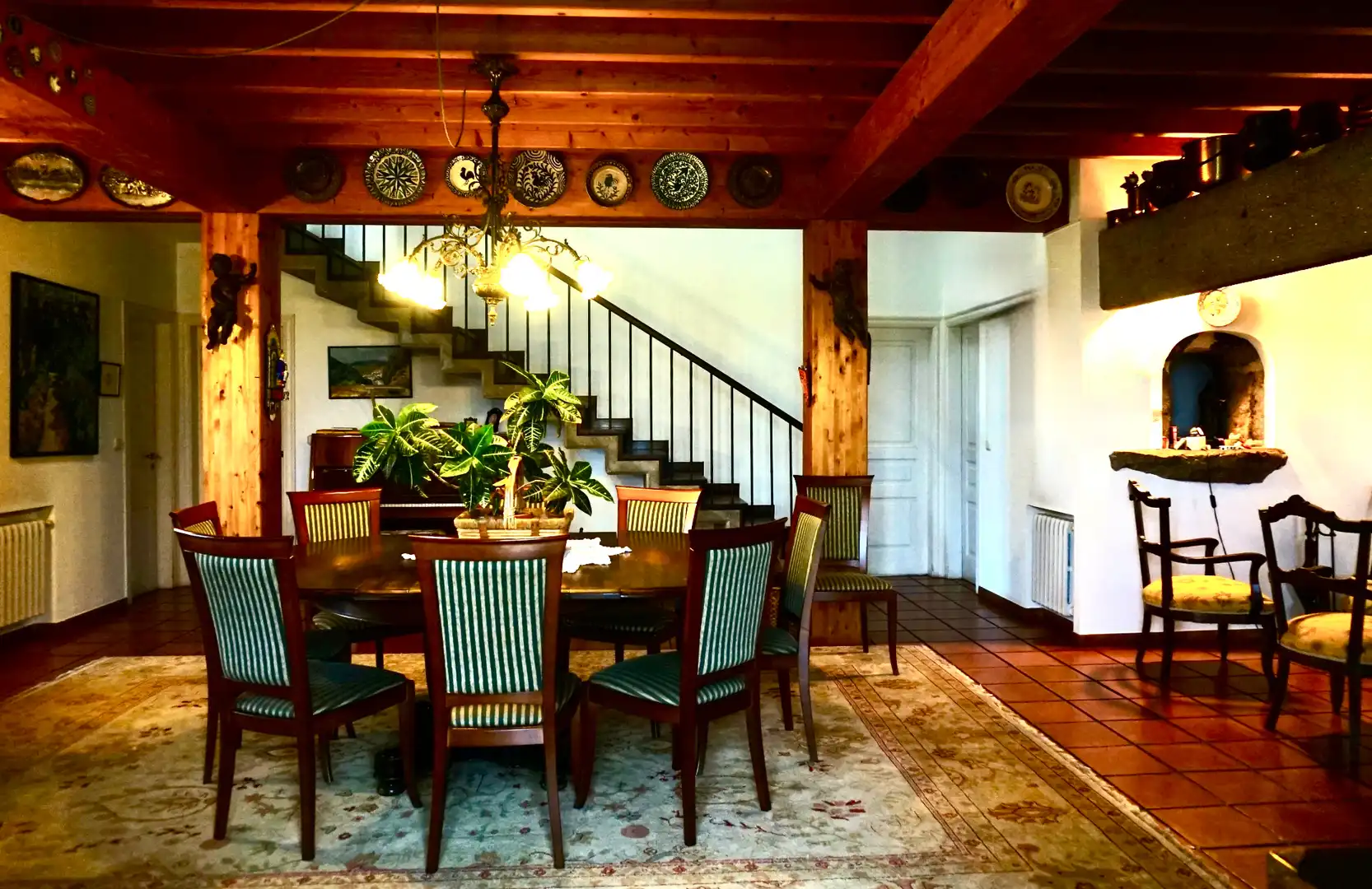 Dining room of Houses for sale in Vedra  with Heating, Private garden and Terrace
