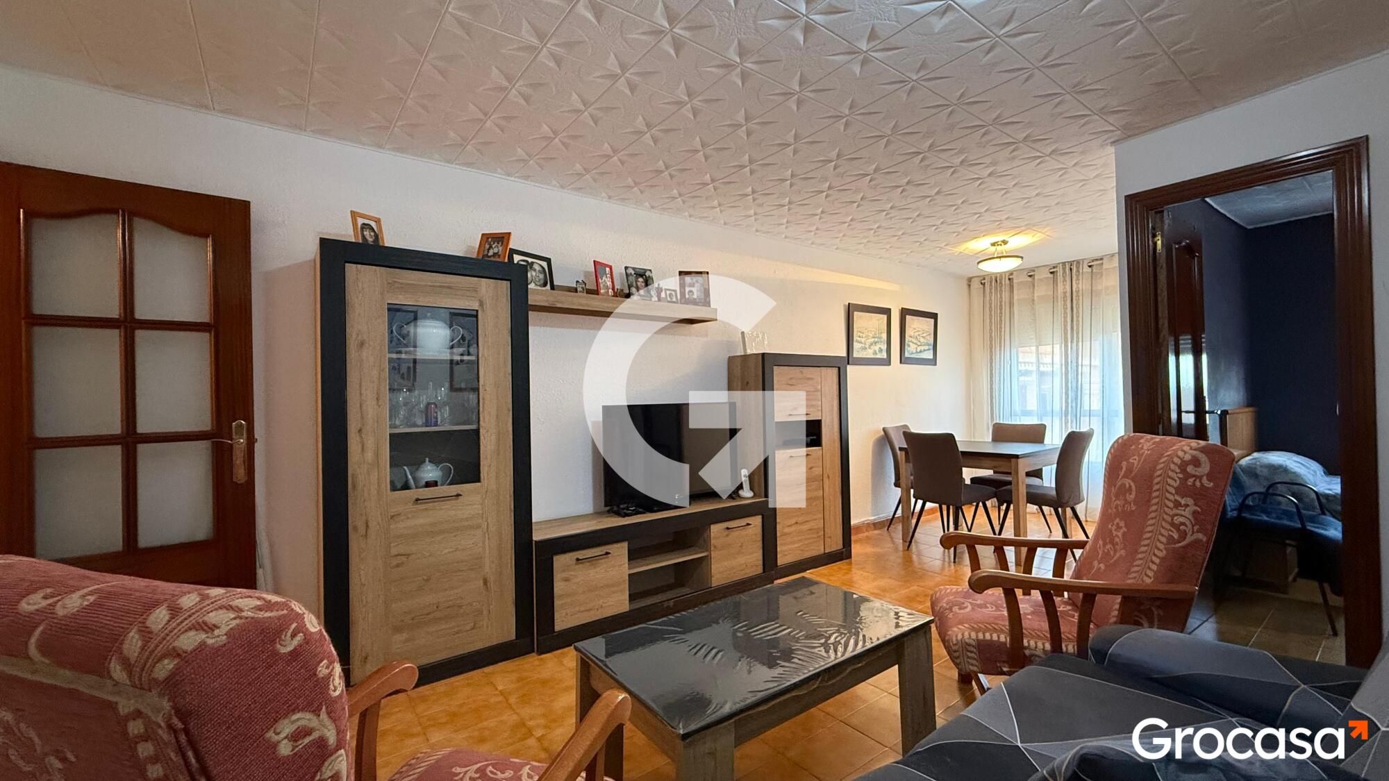 Sala d'estar de Pis en venda en Mataró amb Forn, TV i Internet