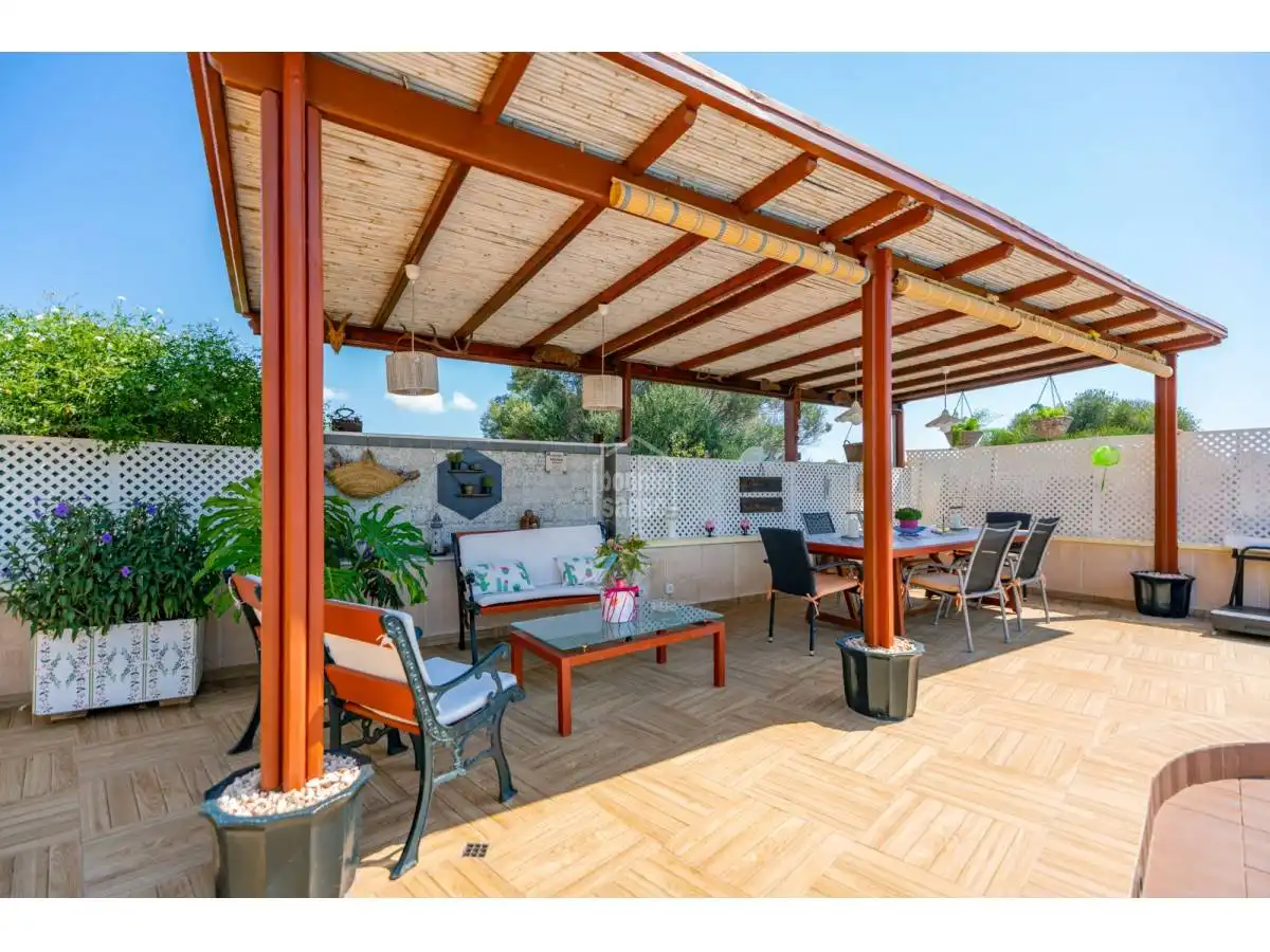 Terrace of Houses for sale in Sant Lluís  with Heating, Terrace and Swimming Pool
