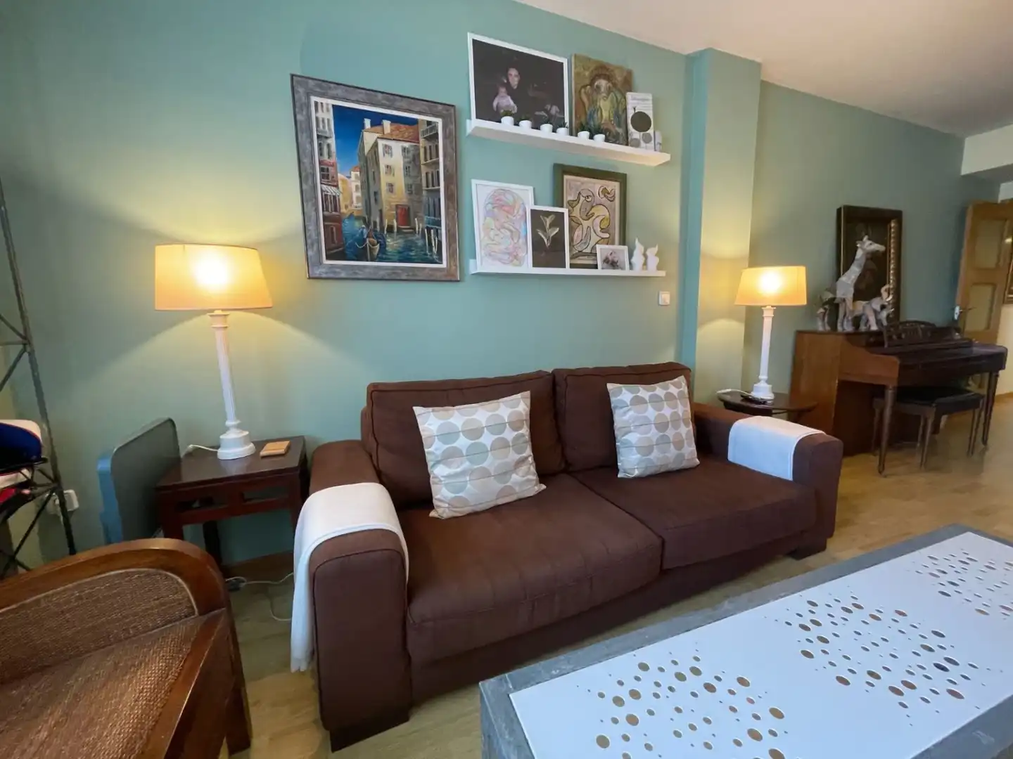 Sala de estar de Piso en venta en Murcia con Aire acondicionado, Calefacción y Trastero