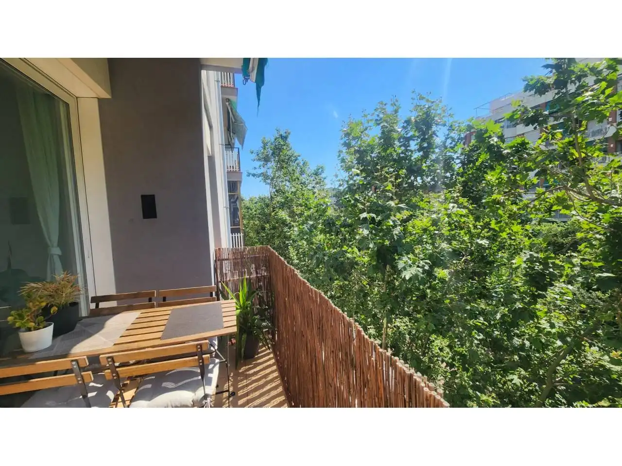 Balcony of Flat for sale in Barcelona  with Air Conditioner, Parquet flooring and Terrace
