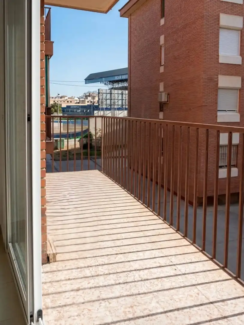 Balcony of Flat for rent in Murcia  with Furnished, Oven and Washing machine
