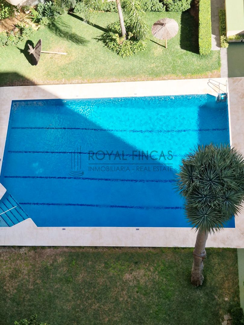 Piscina de Pis en venda en Marbella amb Aire condicionat, Terrassa i Moblat