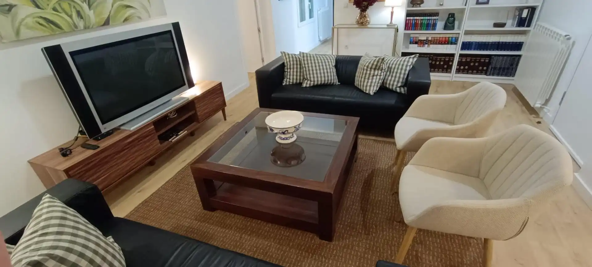 Living room of Flat for sale in Zamora Capital   with Terrace and Balcony
