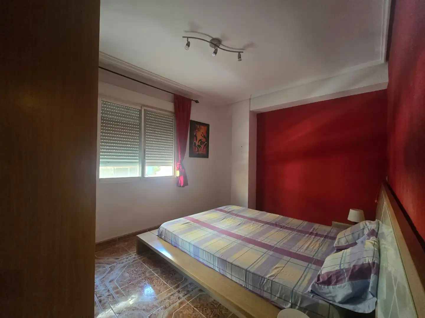 Schlafzimmer von Wohnung zum Verkauf in Castellón de la Plana / Castelló de la Plana mit Klimaanlage, Möbliert und Balkon