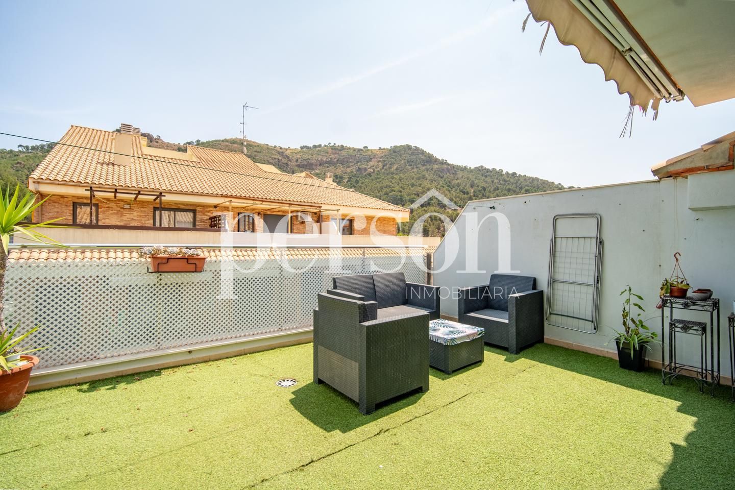 Terrasse von Dachboden zum verkauf in Náquera mit Klimaanlage, Terrasse und Möbliert