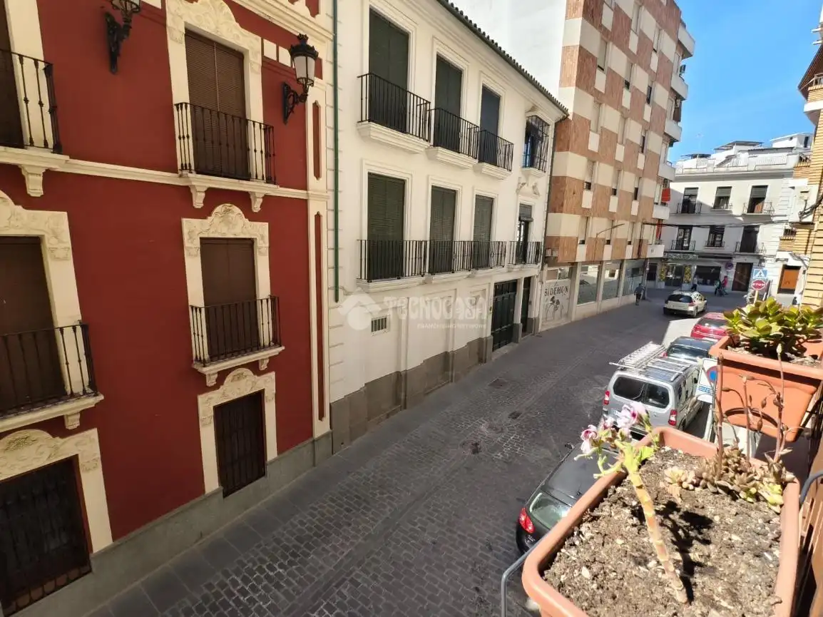 Exterior view of Flat for sale in Montilla  with Air Conditioner and Balcony