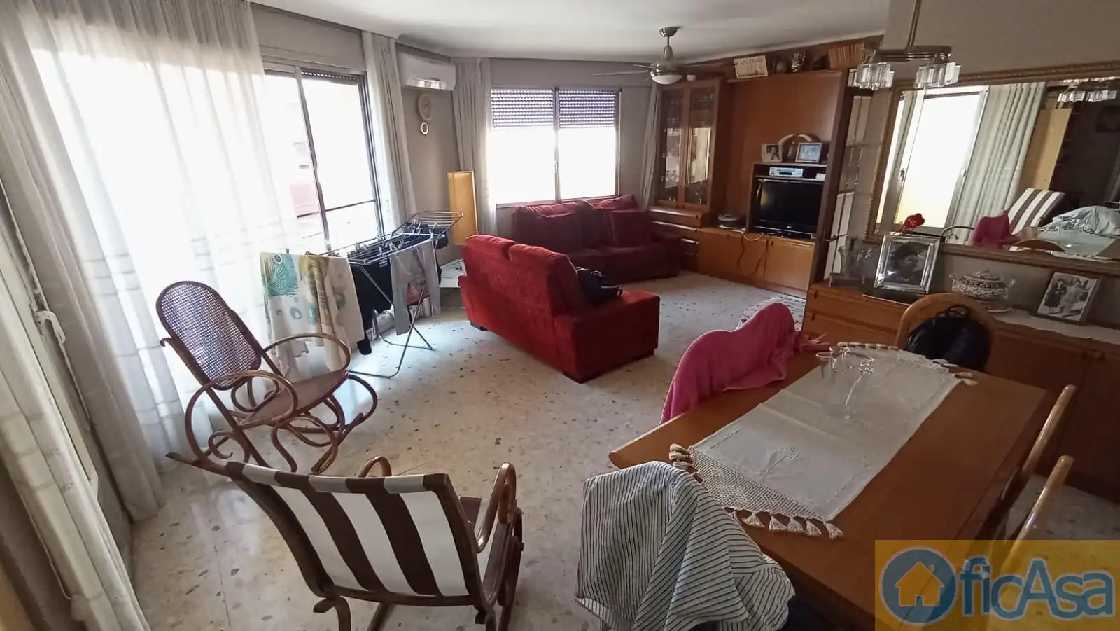 Wohnzimmer von Wohnungen zum Verkauf in Castellón de la Plana / Castelló de la Plana mit Klimaanlage und Balkon