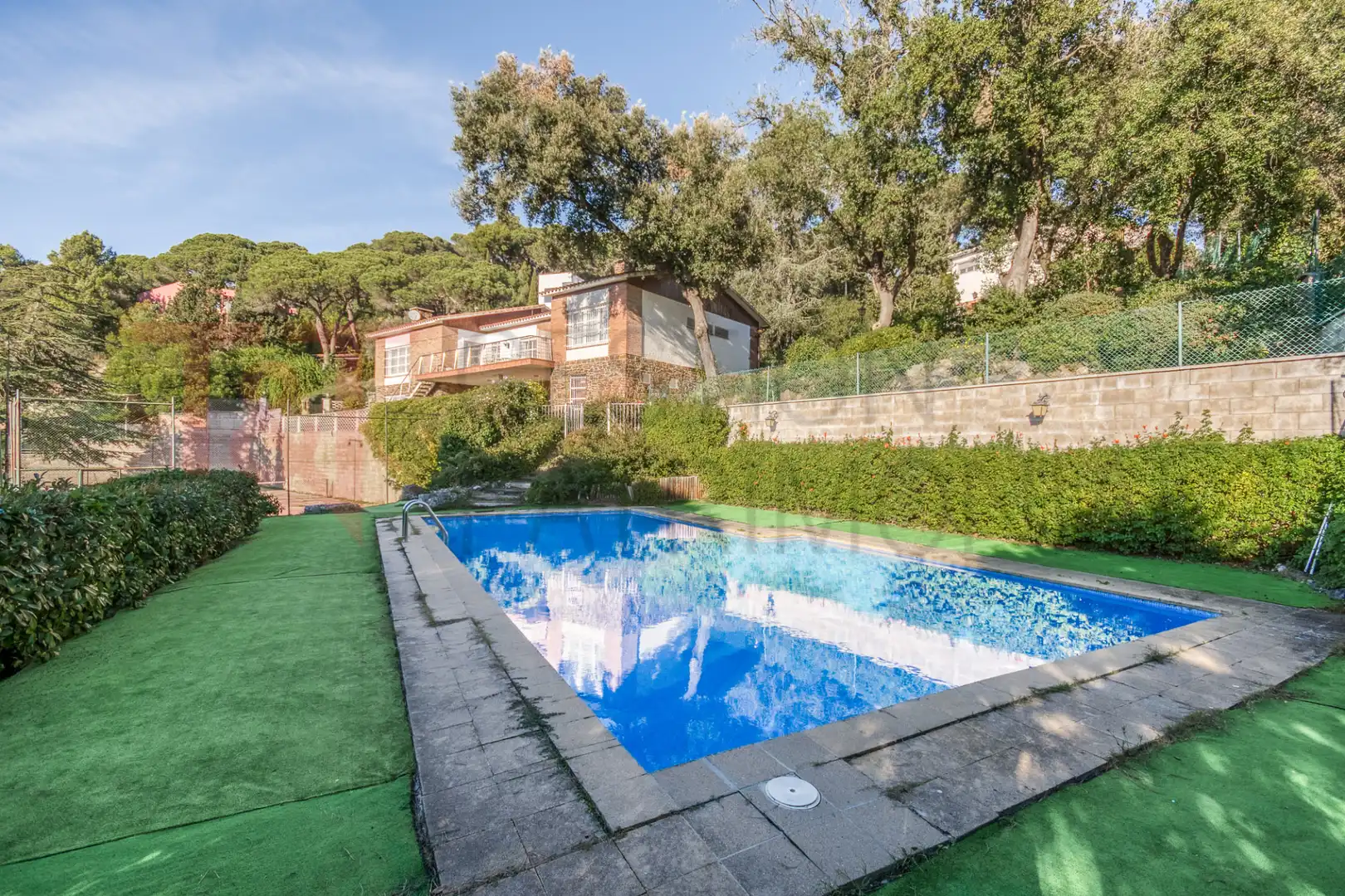 Jardí de Casa o xalet en venda en Vallromanes amb Calefacció, Jardí privat i Terrassa