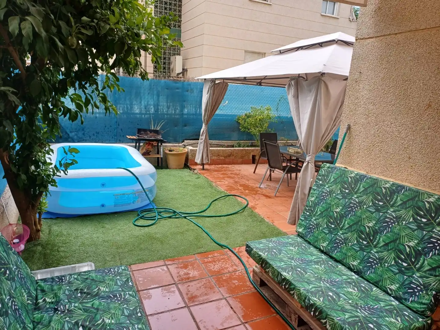Terraza de Piso de alquiler en Tomares
