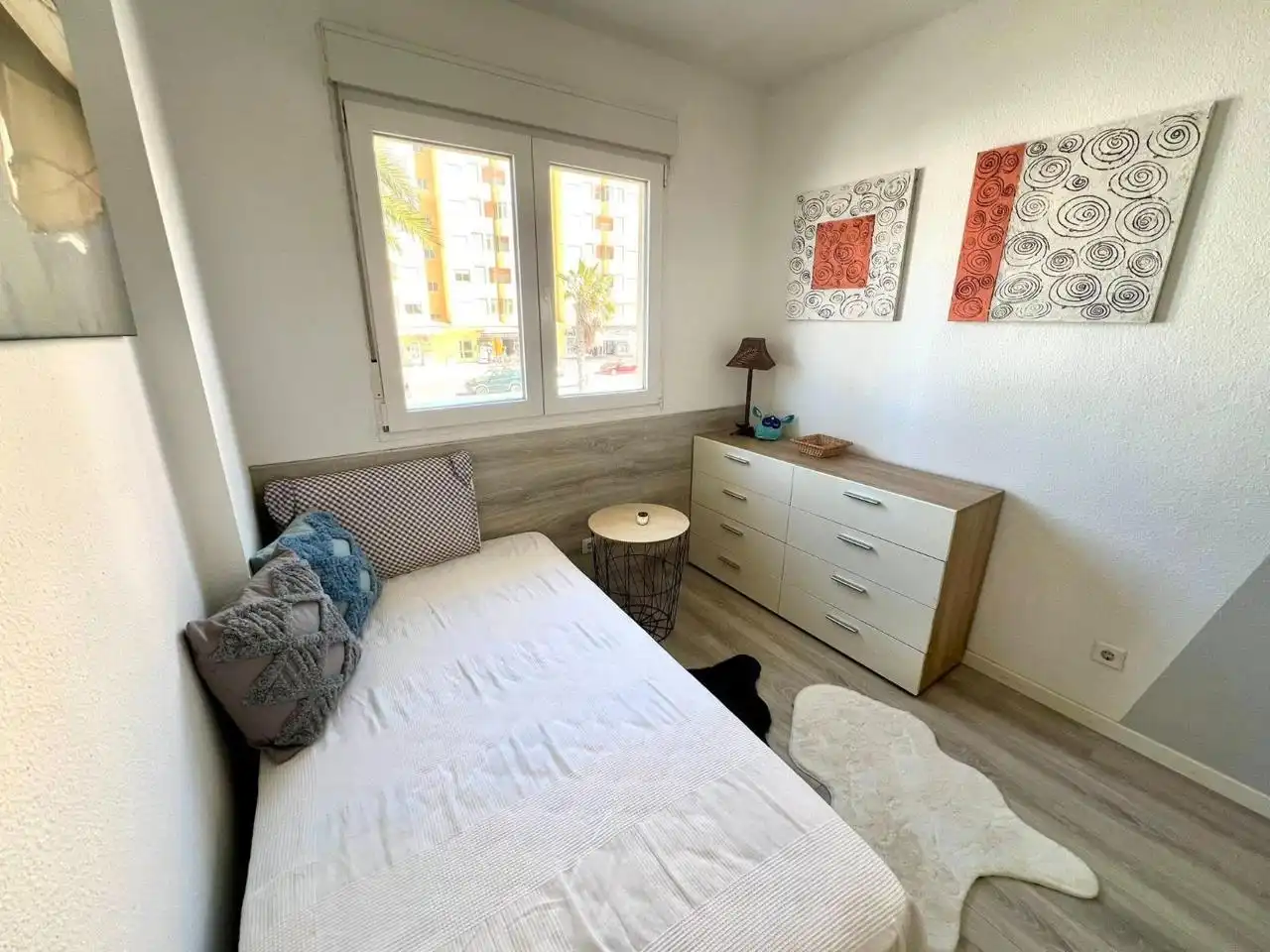 Dormitori de Apartament en venda en La Manga del Mar Menor amb Aire condicionat, Parquet i Terrassa