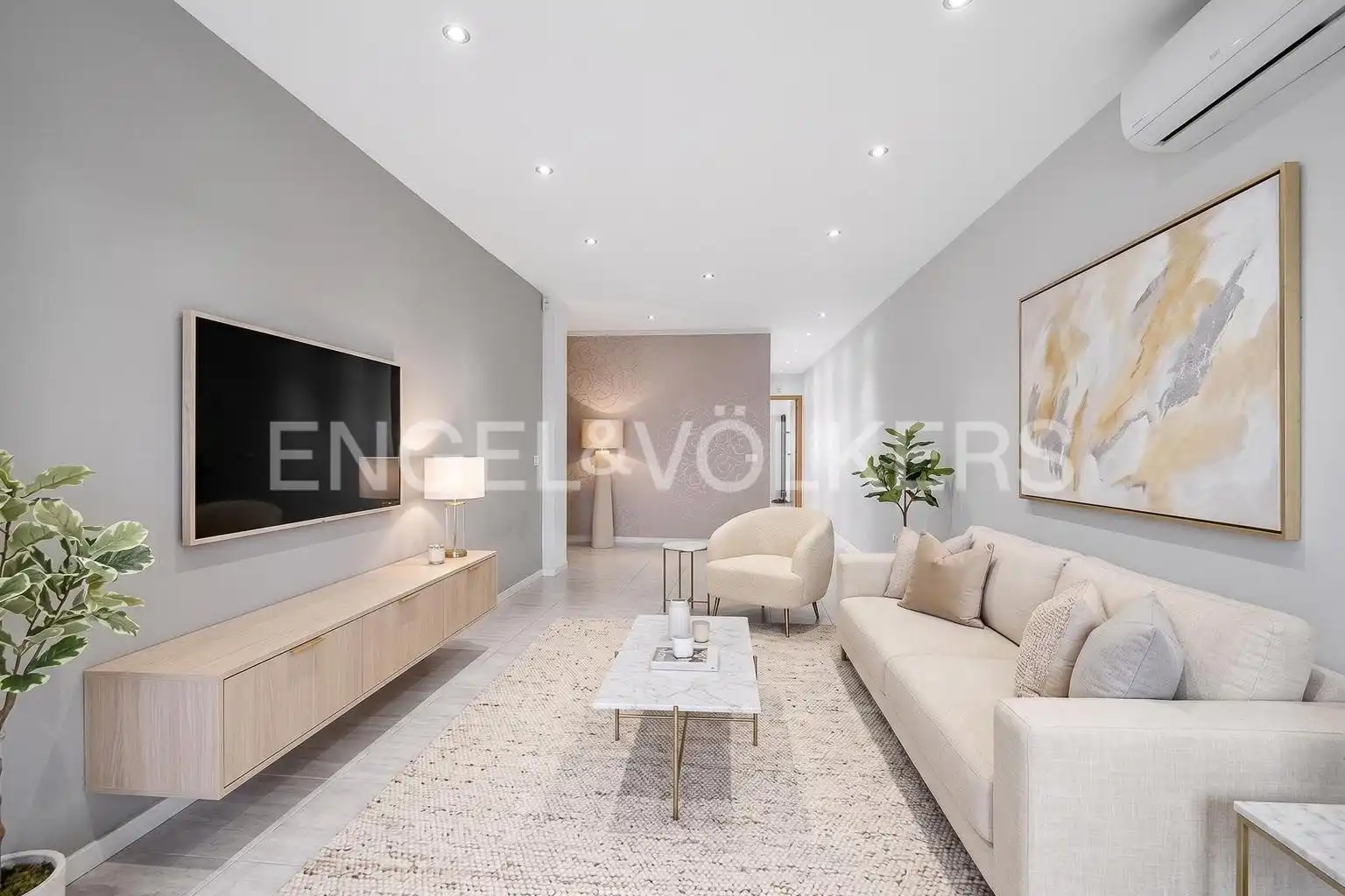 Living room of Flat for sale in Granadilla de Abona  with Air Conditioner and Terrace