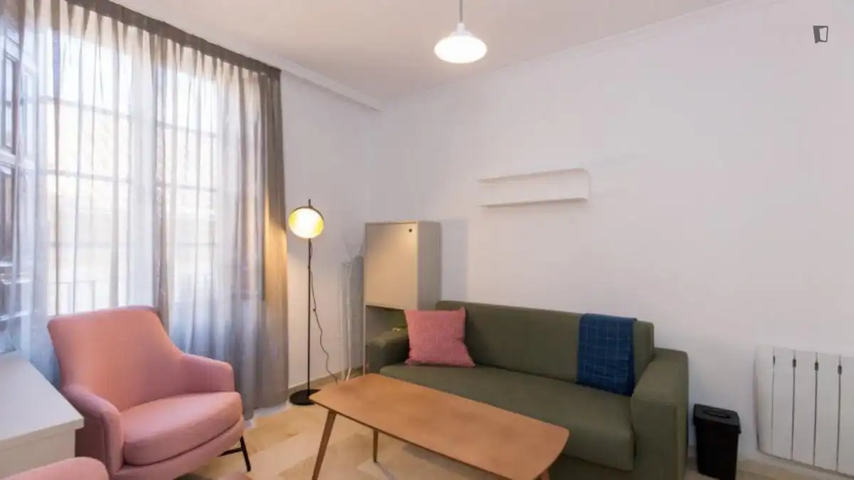 Wohnzimmer von Wohnungen zur Miete in Granada mit Klimaanlage, Heizung und Möbliert