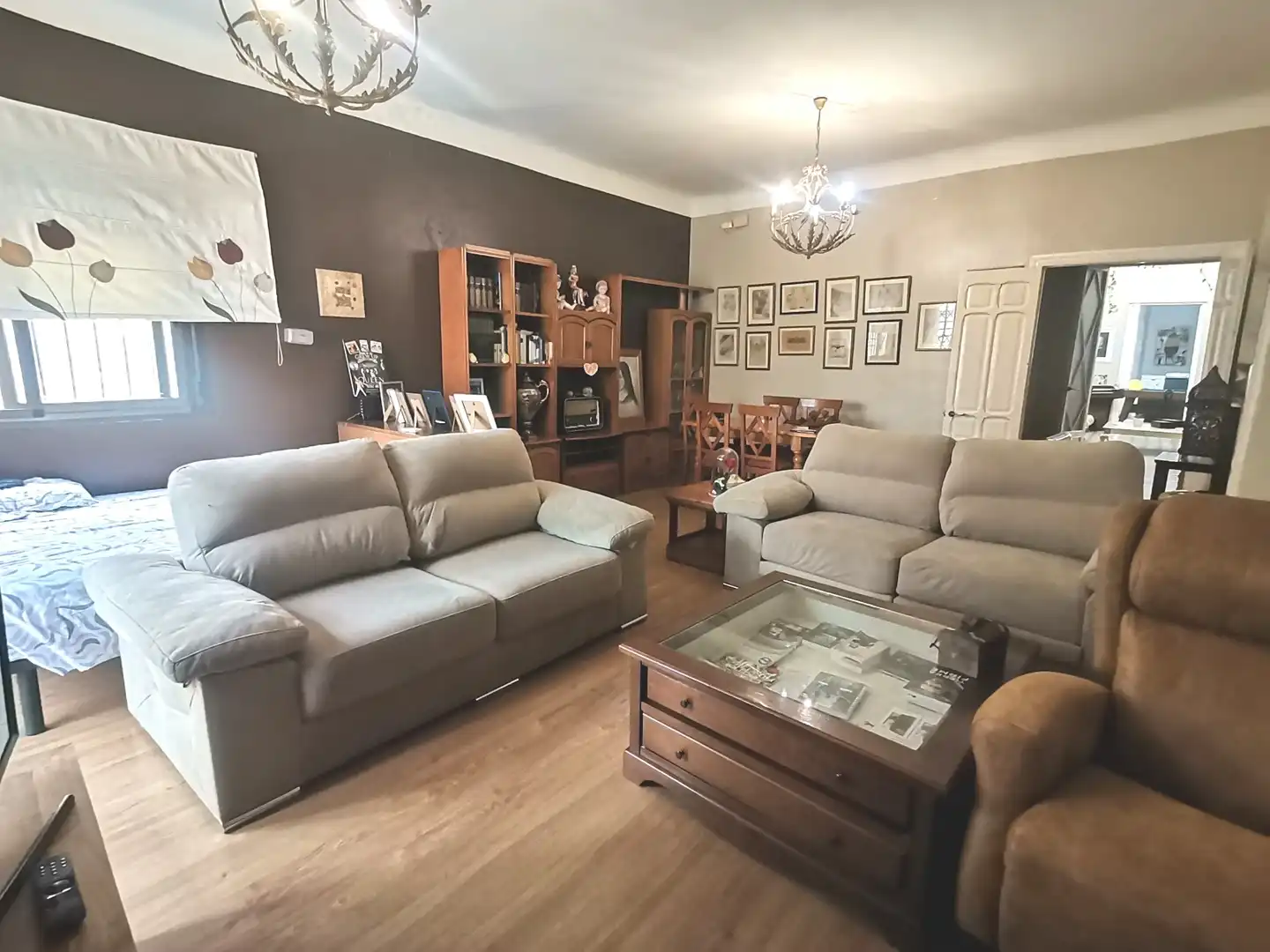 Living room of Houses for sale in Almería  with Air Conditioner, Private garden and Terrace
