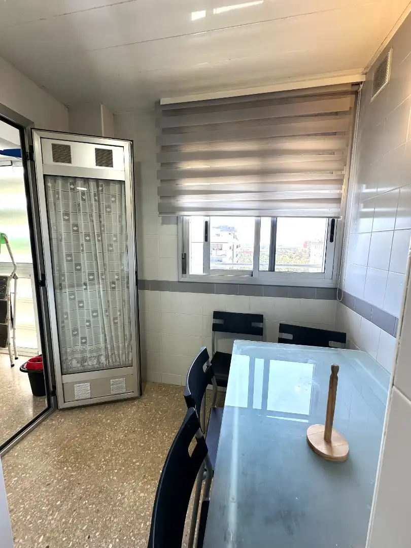 Balcony of Flat for sale in Badalona  with Air Conditioner, Heating and Parquet flooring