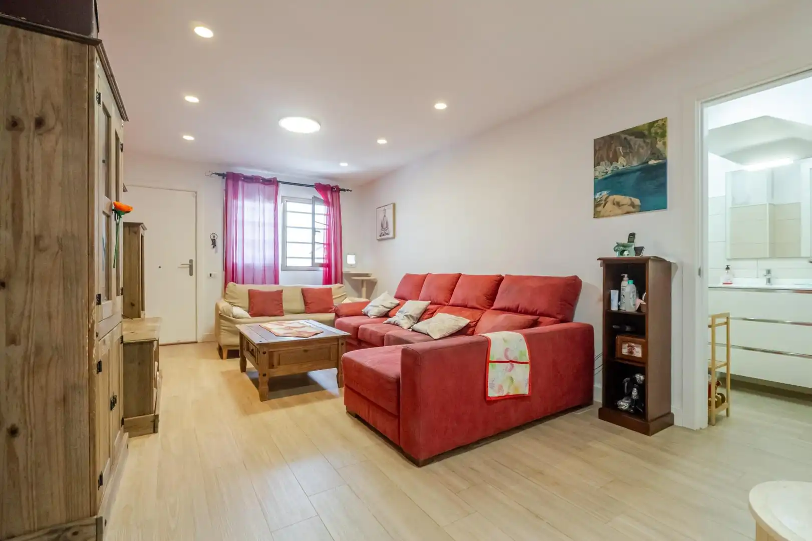 Sala d'estar de Casa o xalet en venda en Gáldar amb Moblat