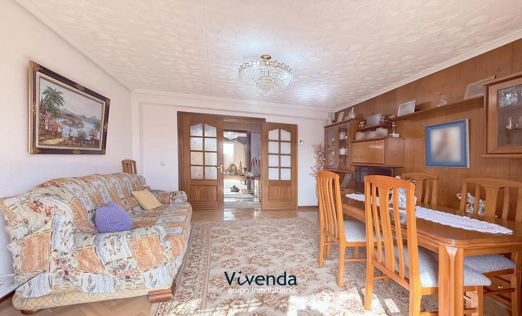 Sala d'estar de Pis en venda en Madrid amb Aire condicionat, Calefacció i Parquet