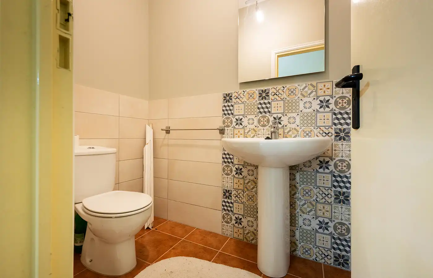 Baño de Casa o chalet en venta en Oleiros con Calefacción, Jardín privado y Parquet