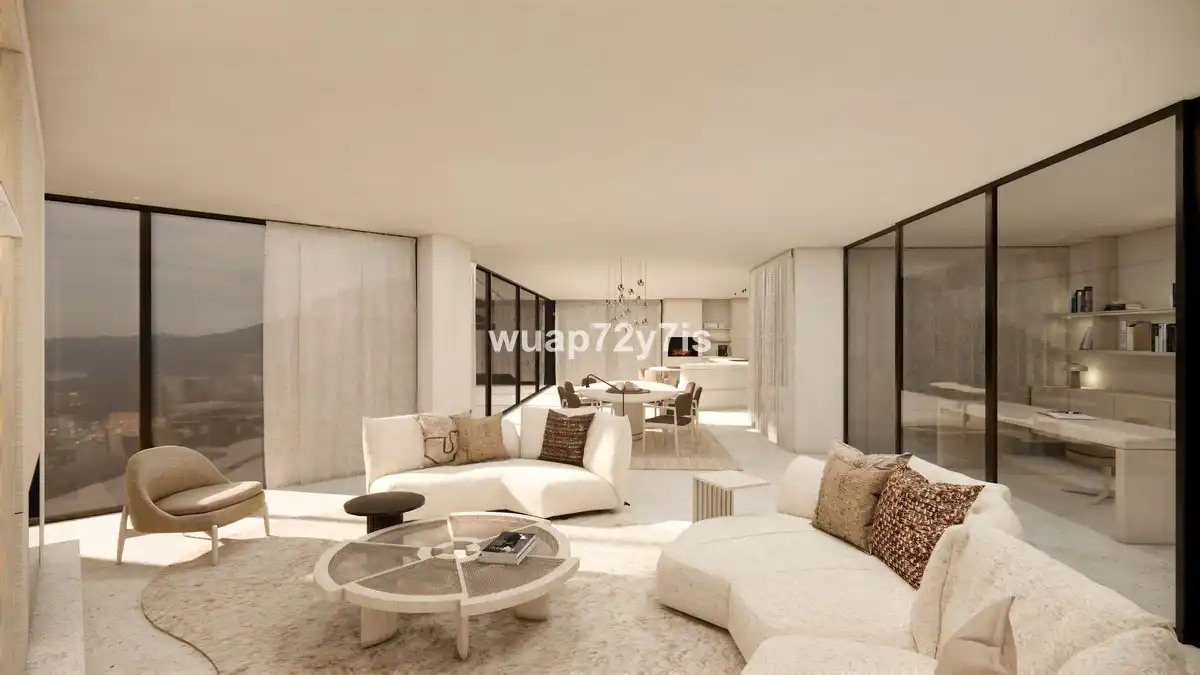 Sala de estar de Residencial en venta en San Pedro de Alcántara