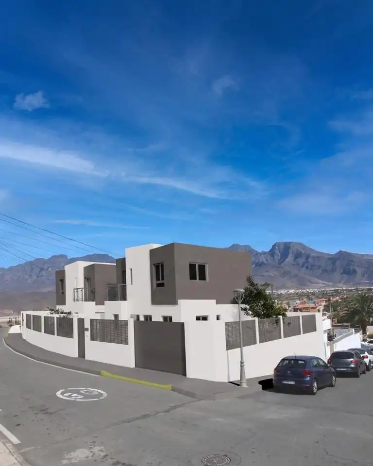 Vista exterior de Casa adosada en venta en Agüimes con Jardín privado y Terraza
