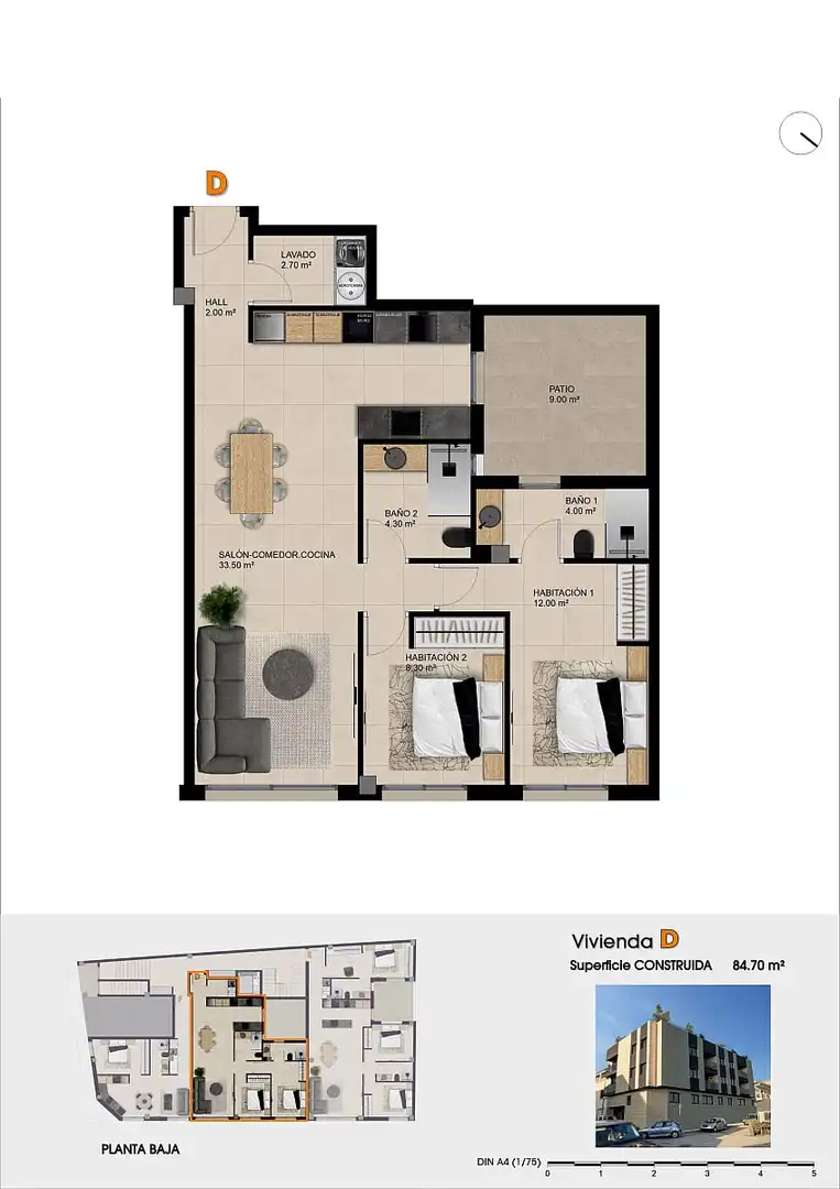 Appartement compact avec terrasse à vendre à Catral, imagen 12