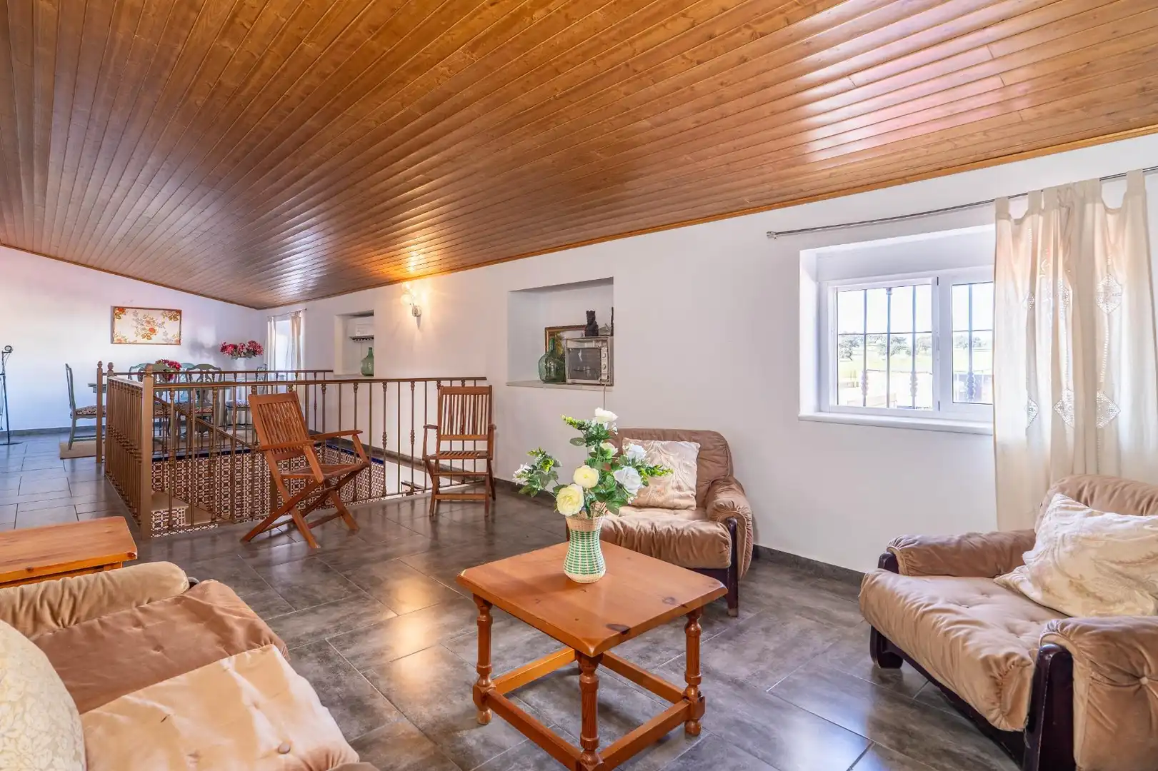 Sala de estar de Casa o chalet en venta en El Garrobo con Aire acondicionado, Calefacción y Jardín privado