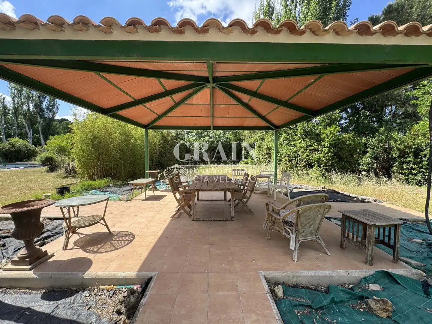 Garden of Houses for sale in Albacete  with Heating, Swimming Pool and Balcony