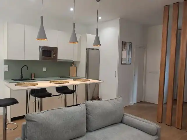Kitchen of Apartments for sale in  Granada Capital  with Air Conditioner, Swimming Pool and Balcony