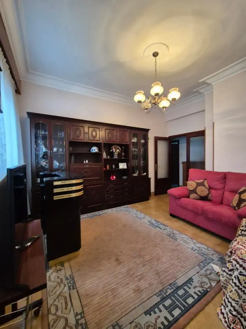 Living room of Flat for sale in Bilbao   with Storage room and Furnished