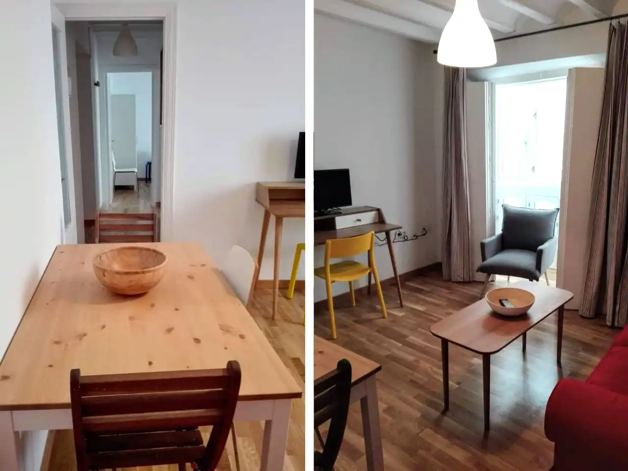Sala d'estar de Pis de lloguer en Cádiz amb Parquet, Moblat i Forn