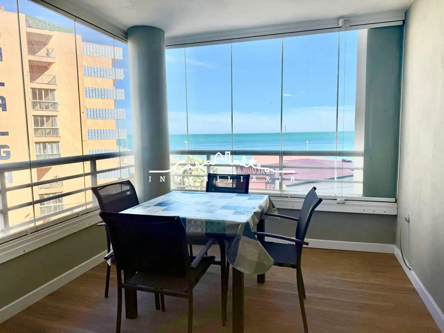 Esszimmer von Wohnungen zur Miete in Calpe / Calp mit Klimaanlage, Terrasse und Möbliert