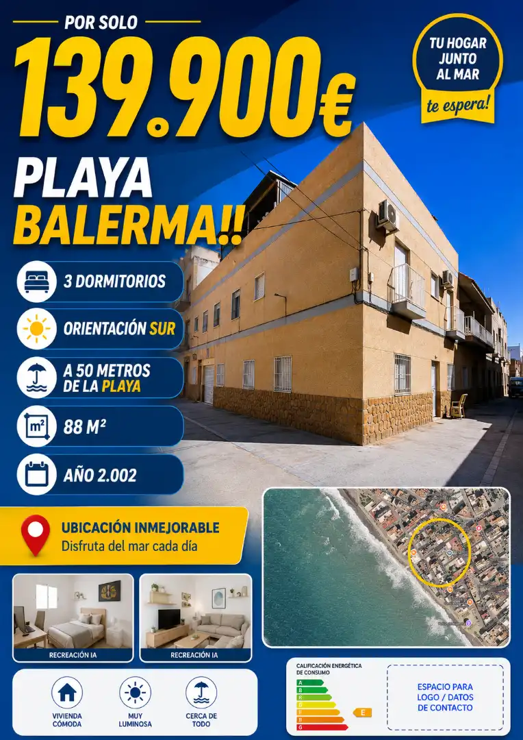 Exterior view of Flat for sale in El Ejido  with Air Conditioner and Furnished