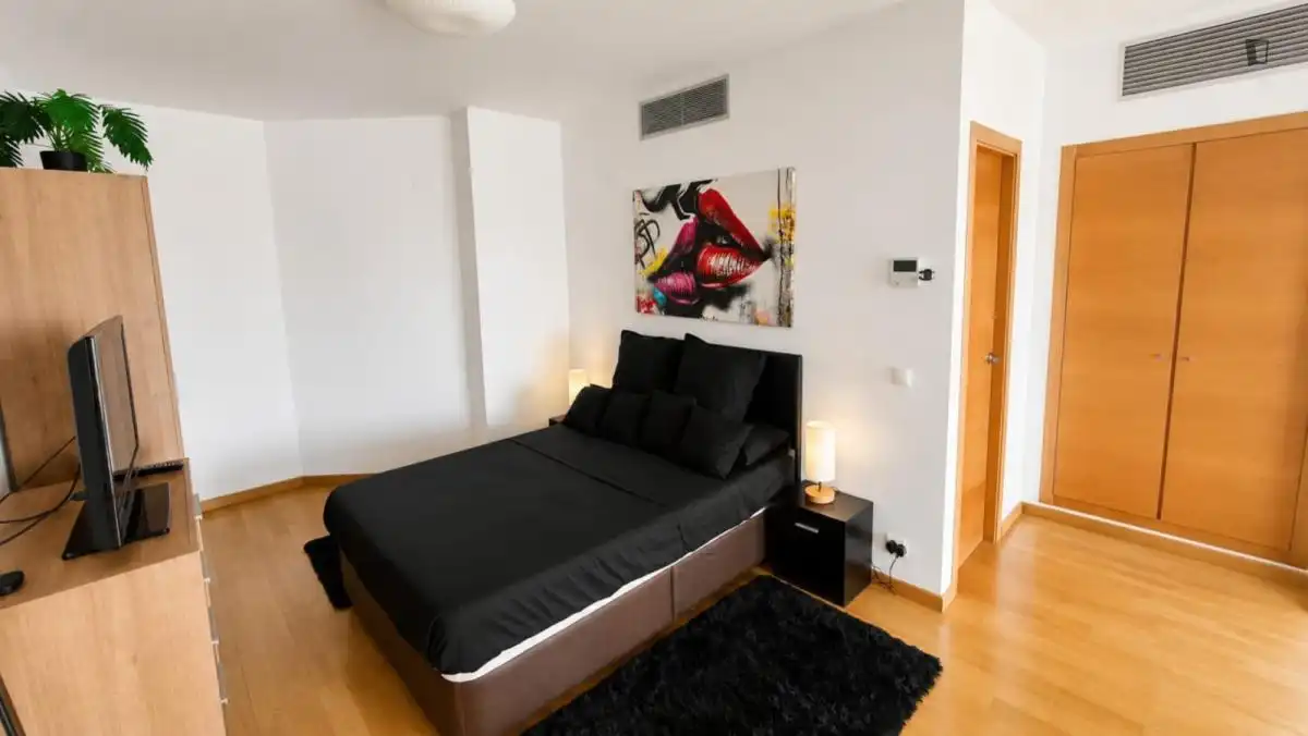 Bedroom of Apartments for rent in El Castell
