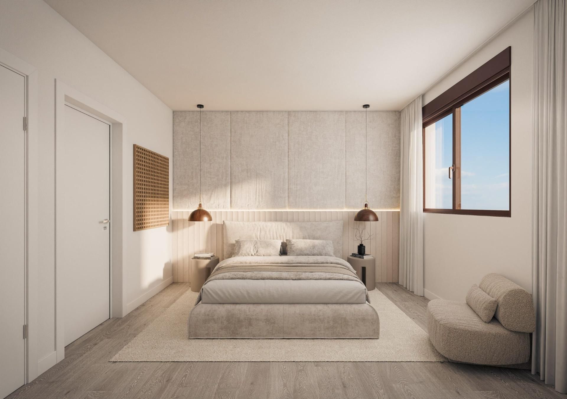 Dormitori de Casa adosada en venda en Marbella amb Aire condicionat, Jardí privat i Piscina comunitària