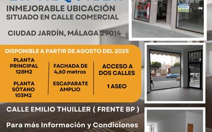 Local de lloguer a Calle Emilio Thuillier, Barrio de Ciudad Jardín , Ciudad Jardín, Málaga Capital
