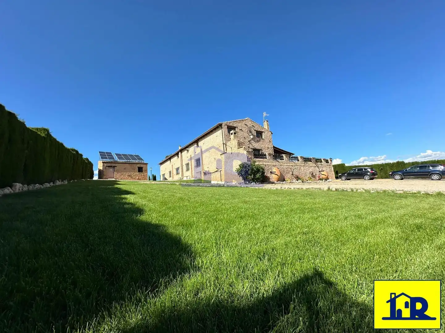 Exterior view of Houses for sale in Villar de Olalla  with Heating, Terrace and Storage room