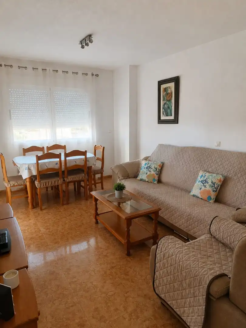 Sala d'estar de Apartament de lloguer en Águilas amb Moblat, Forn i Rentadora